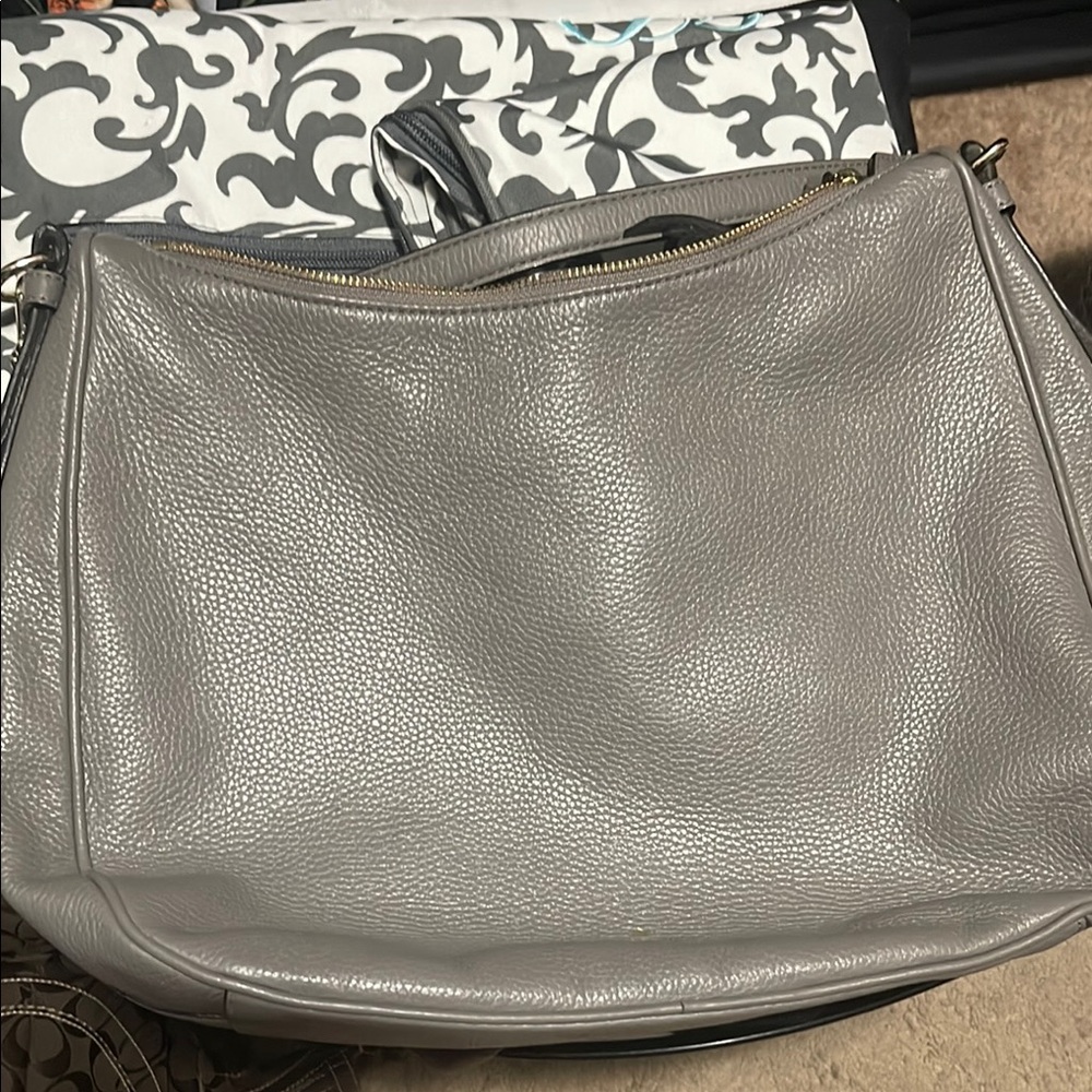 Kate spade Gray Leather Shoulder Bag